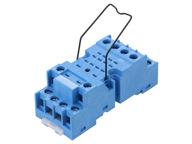 Socket; 85.02,85.04,85.34; op DIN-rail; Serie: 85.34 Socket; 85.02,85.04,85.34; op DIN-rail; Serie: 85.34
